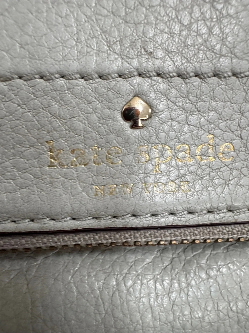 kate spade compact pebbled